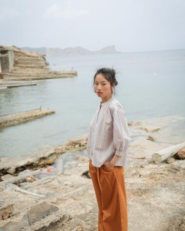 Blouse Pharrell – Rayure Ostuni Lilas