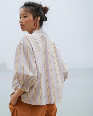 Blouse Pharrell – Rayure Ostuni Lilas