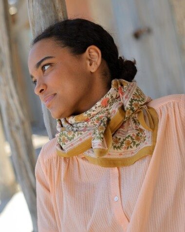 Foulard grand format – Ellis Ocre