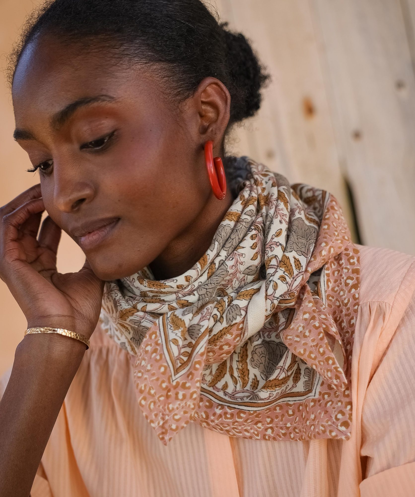 Foulard grand format – Java Desert