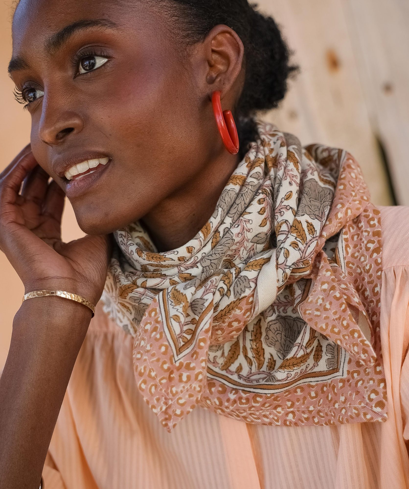 Foulard grand format – Java Desert