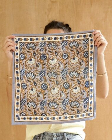 Foulard petit format – Taj Azur