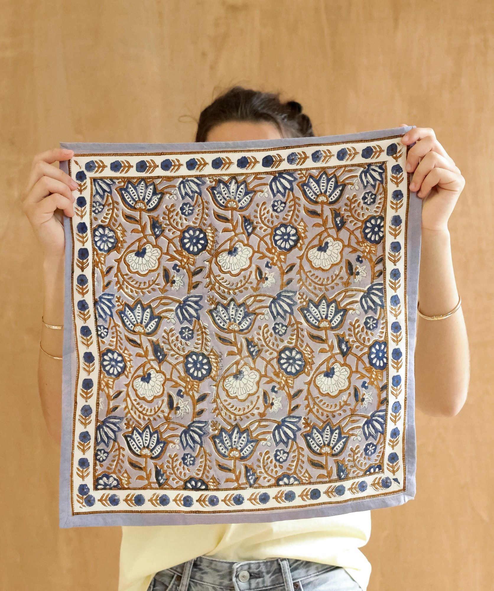 Foulard petit format – Taj Azur