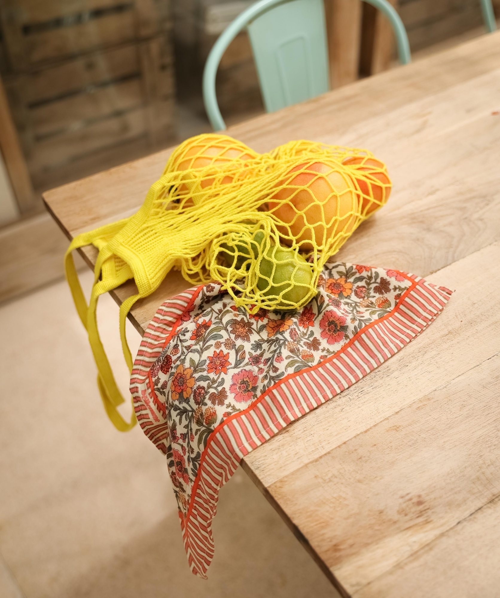 Foulard petit format – Ashley Pêche