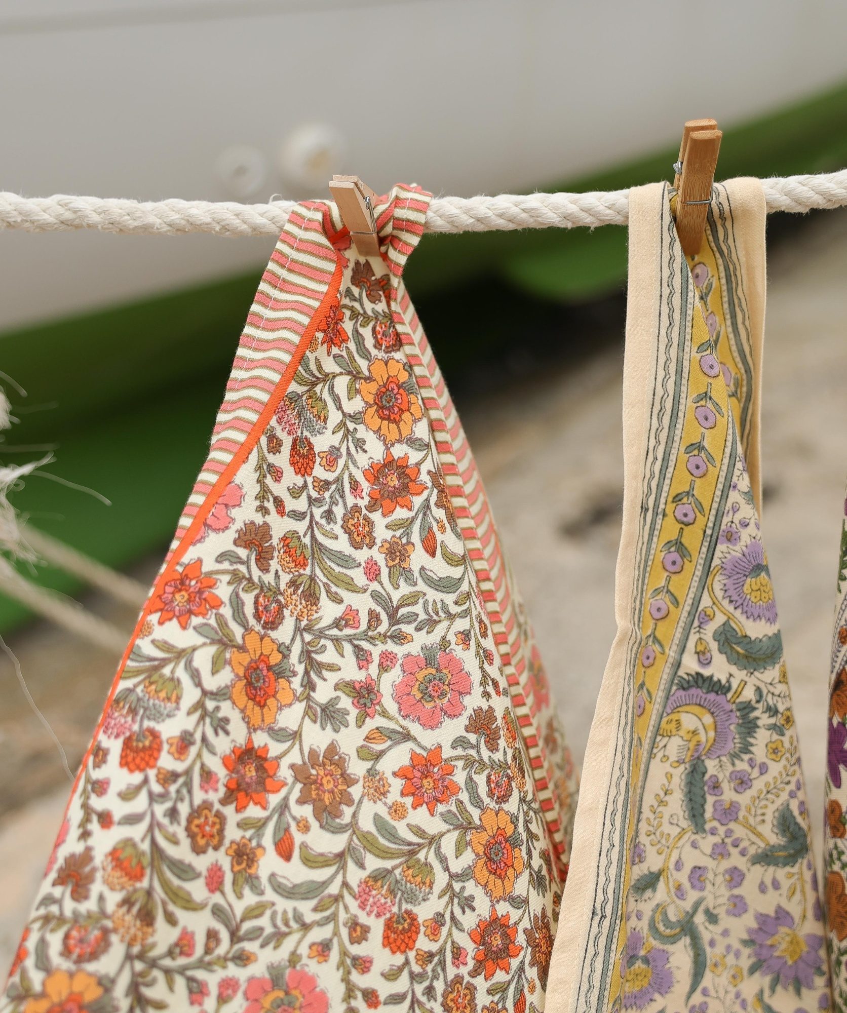 Foulard petit format – Ashley Pêche