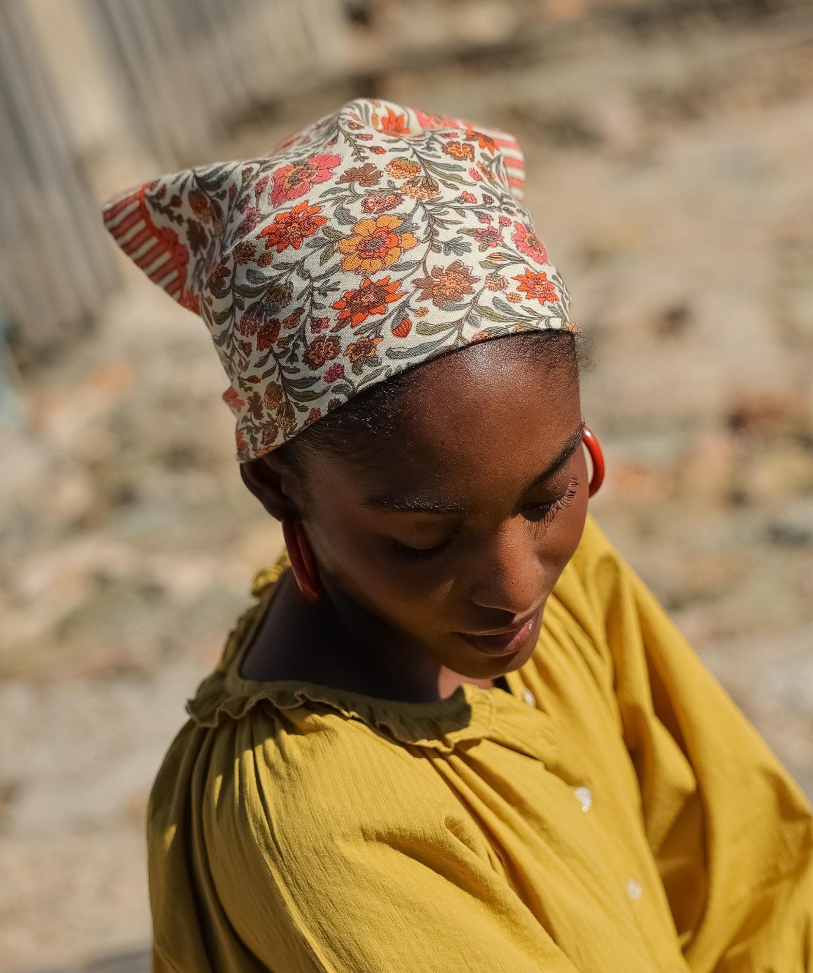 Foulard petit format – Ashley Pêche