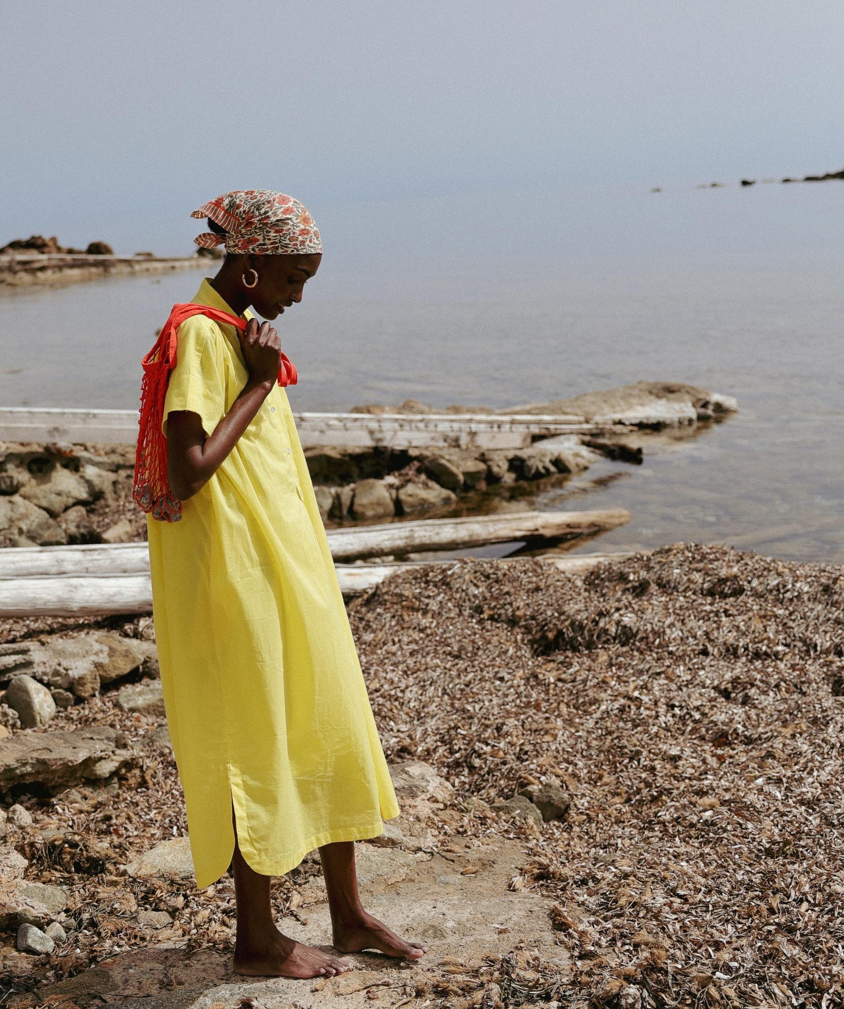 Foulard petit format – Ashley Pêche