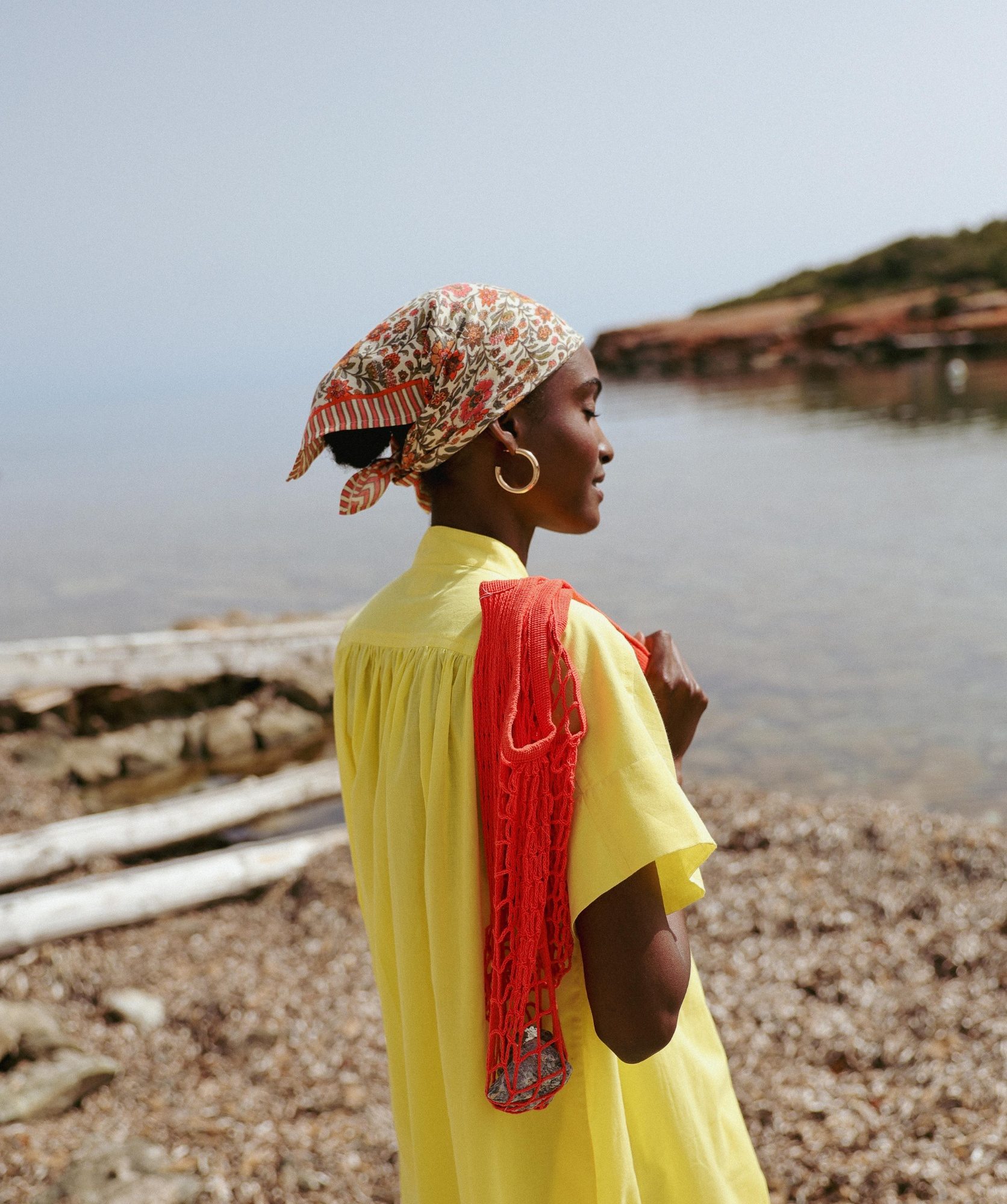 Foulard petit format – Ashley Pêche