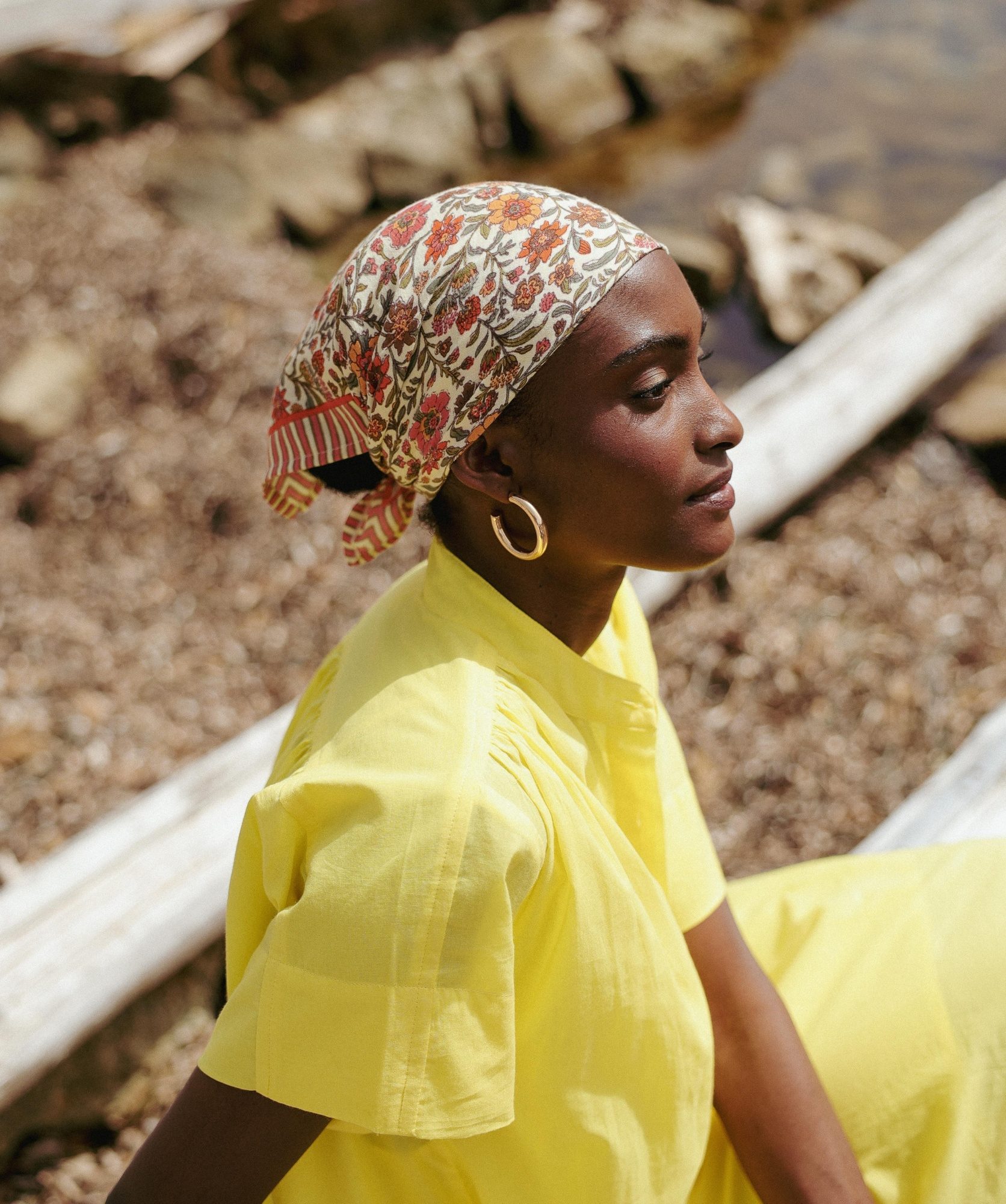Foulard petit format – Ashley Pêche