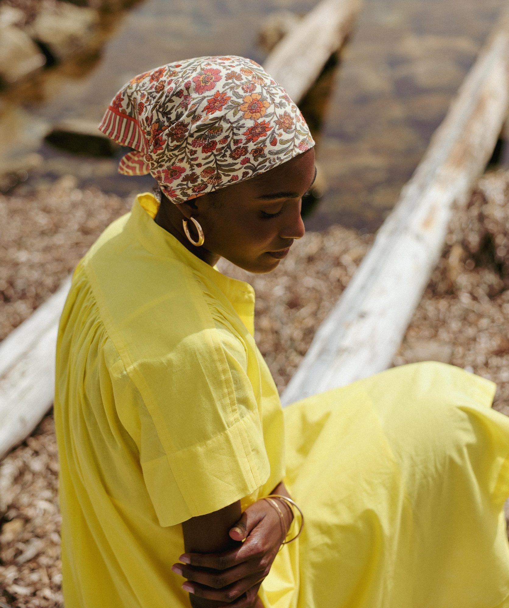 Foulard petit format – Ashley Pêche
