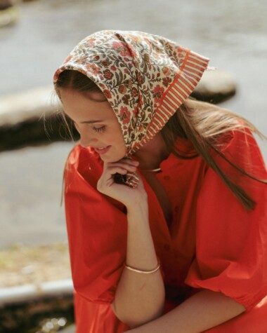 Foulard petit format – Ashley Pêche