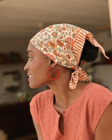 Foulard petit format – Ashley Pêche