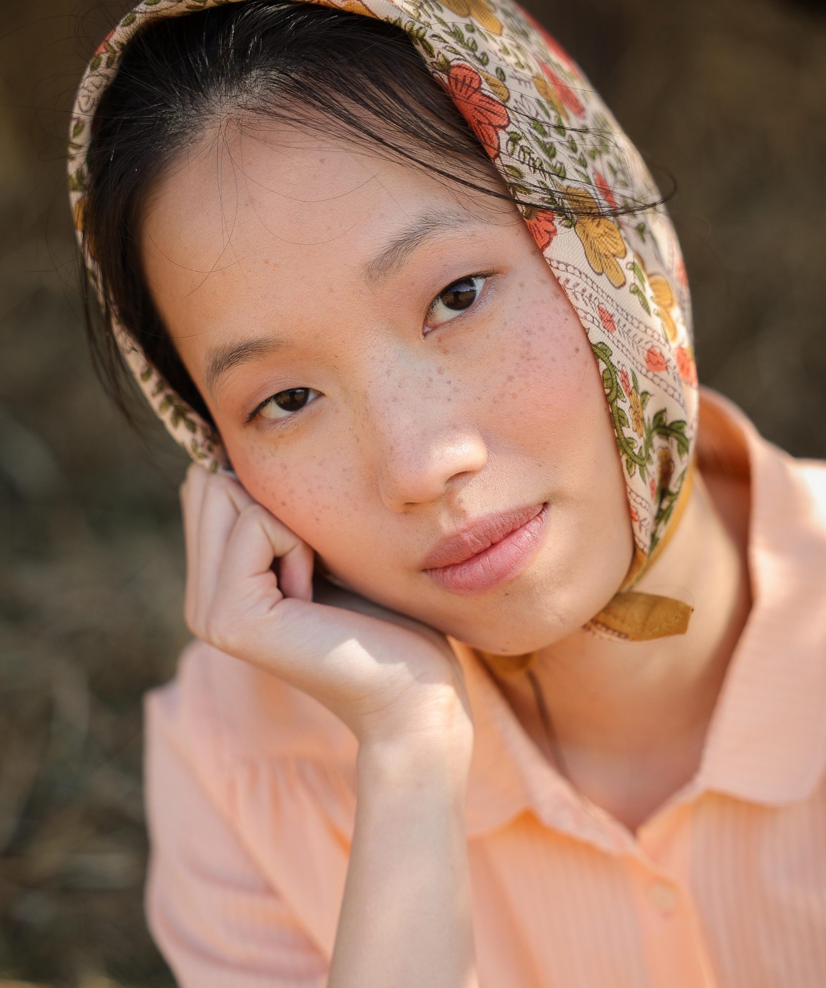 Foulard petit format – Ellis Ocre