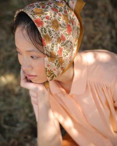 Foulard petit format – Ellis Ocre