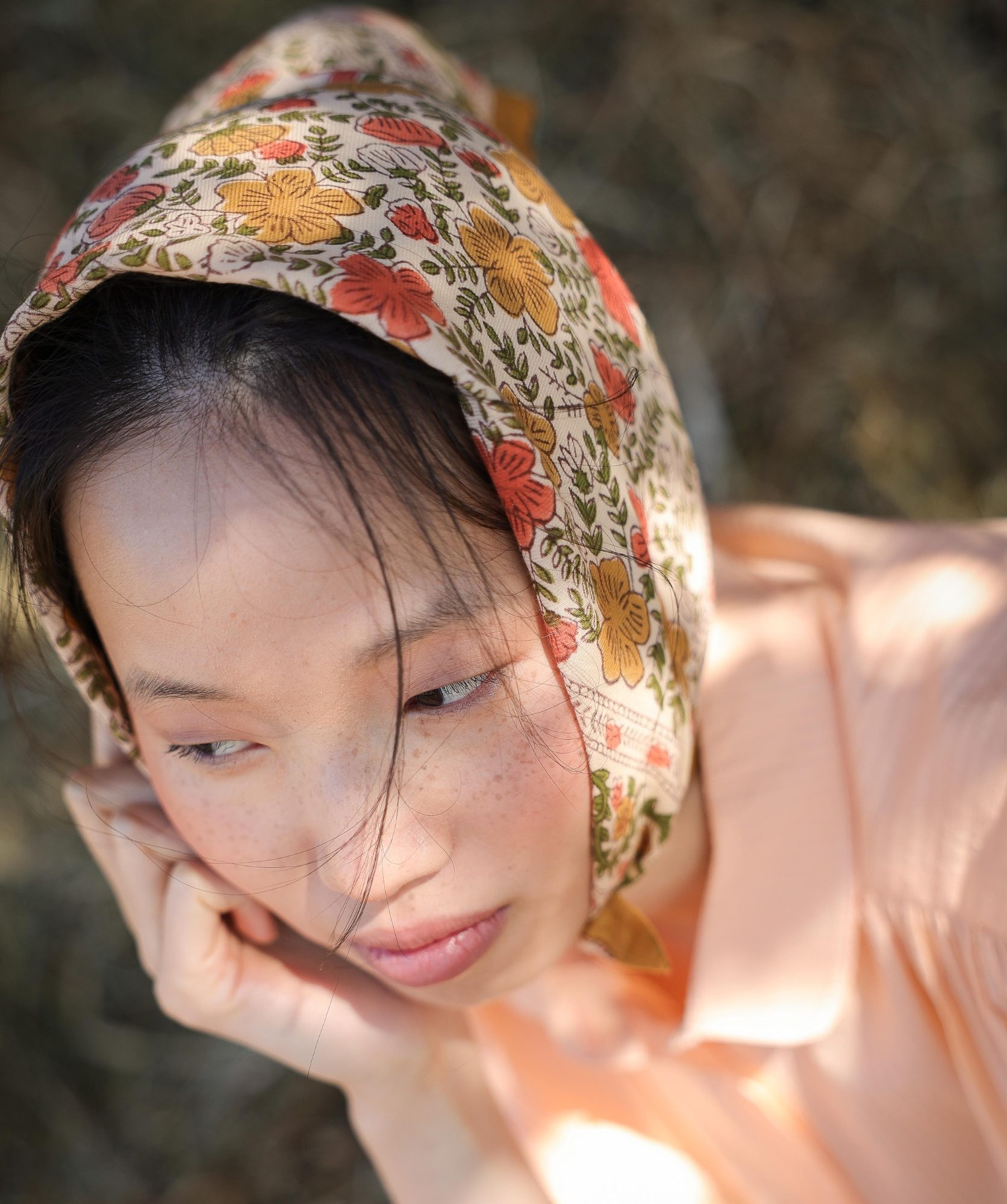 Foulard petit format – Ellis Ocre