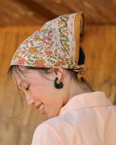Foulard petit format – Ellis Ocre