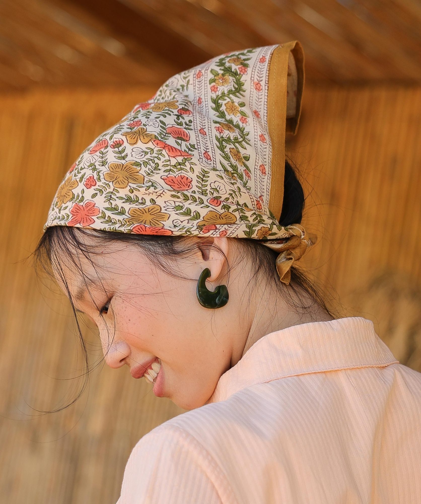 Foulard petit format – Ellis Ocre