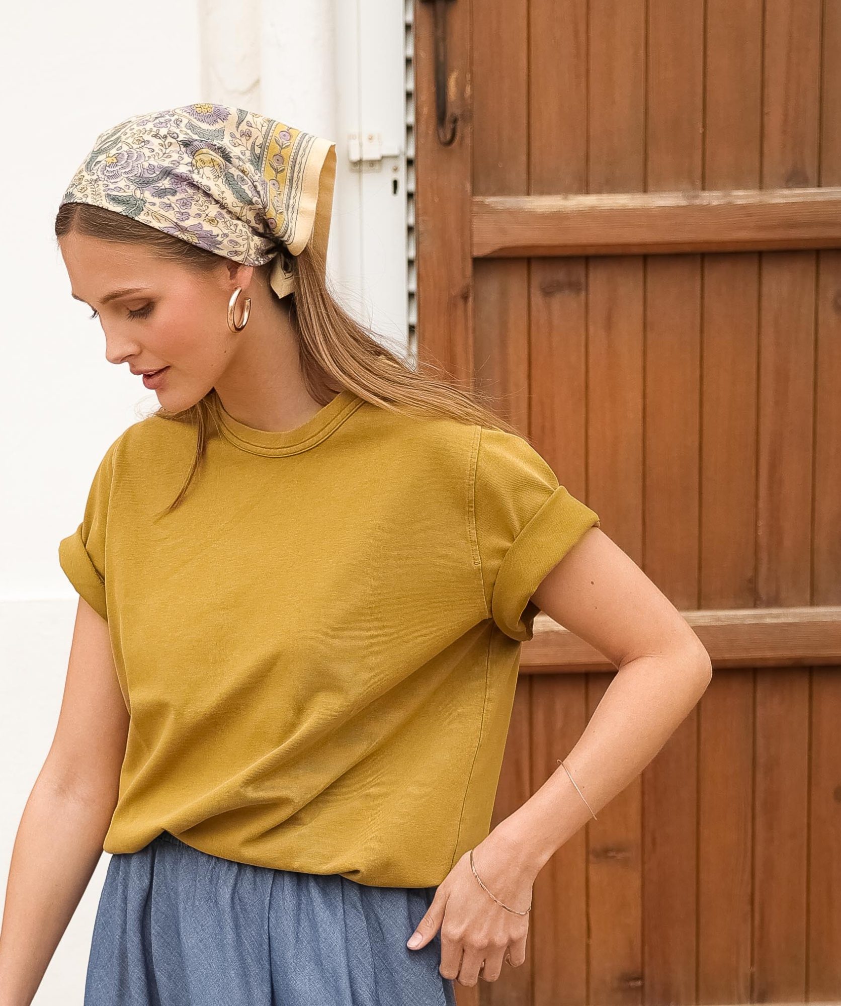 Foulard petit format – Haydee Sorbet Citron Vert Violette