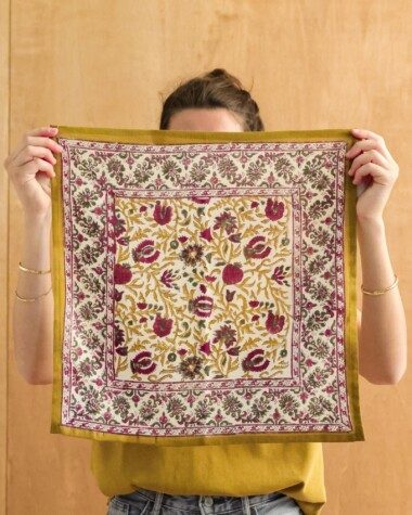 Foulard petit format – Mina Améthyste