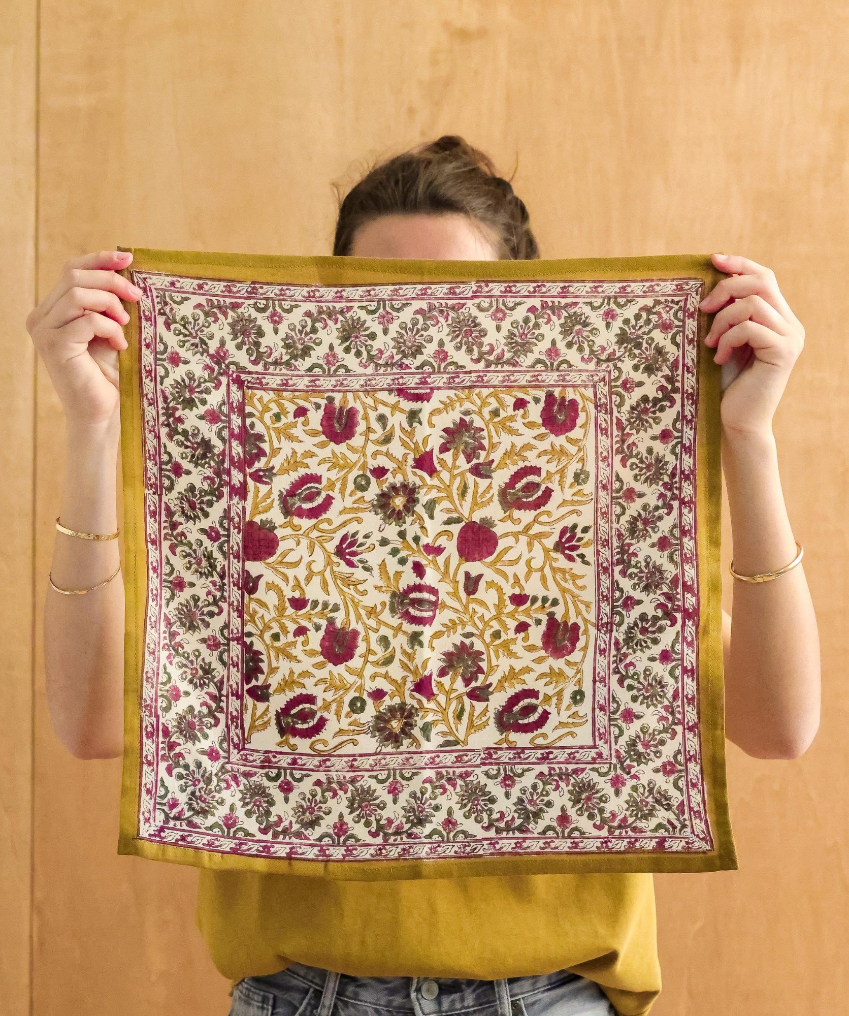 Foulard petit format – Mina Améthyste
