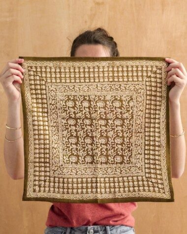 Foulard petit format – Penny Bronze
