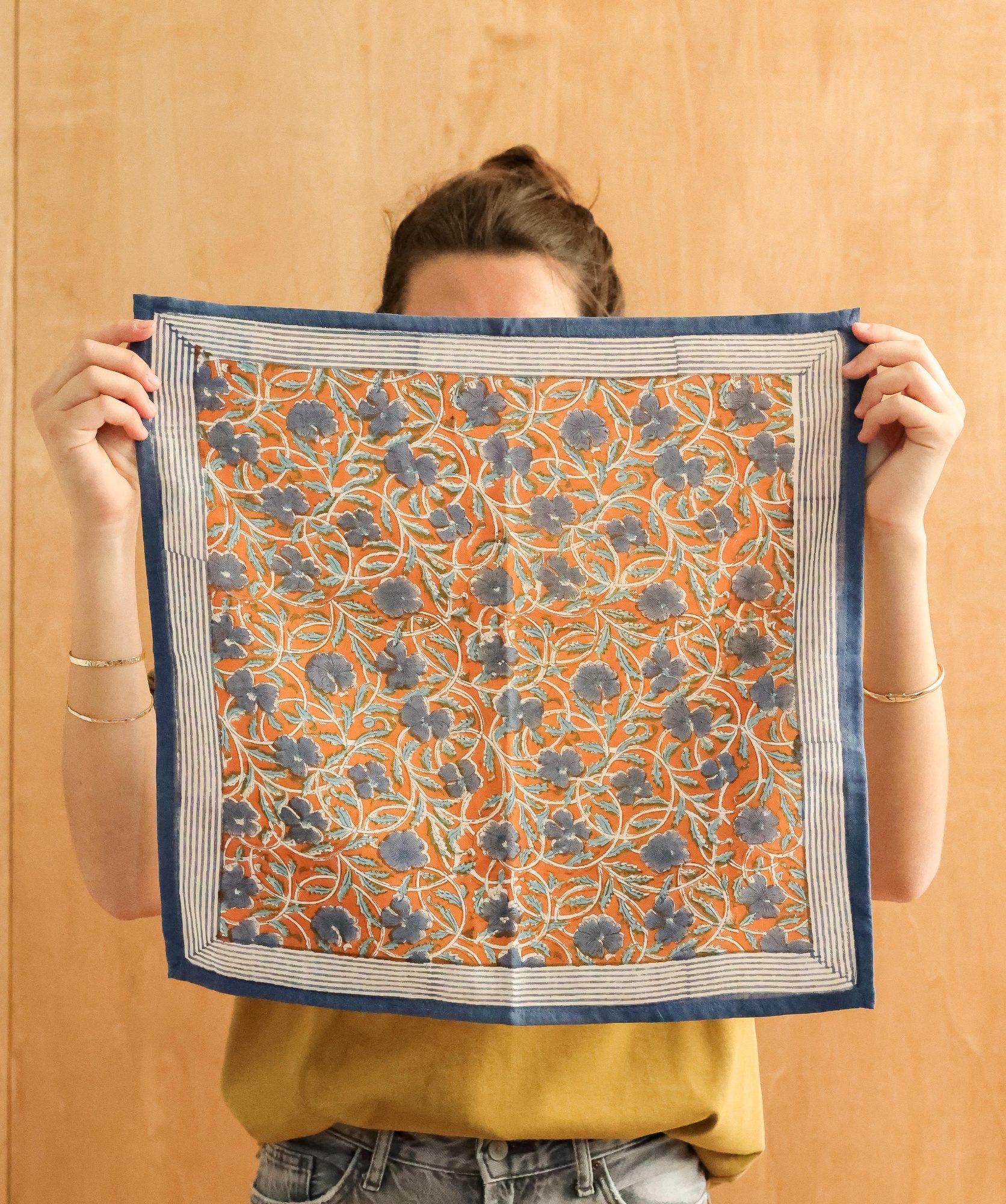 Foulard petit format – Pia Brique