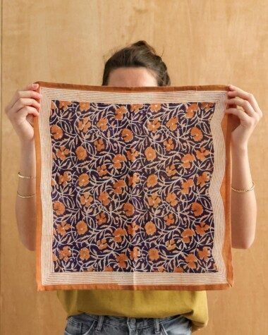 Foulard petit format – Pia Navy