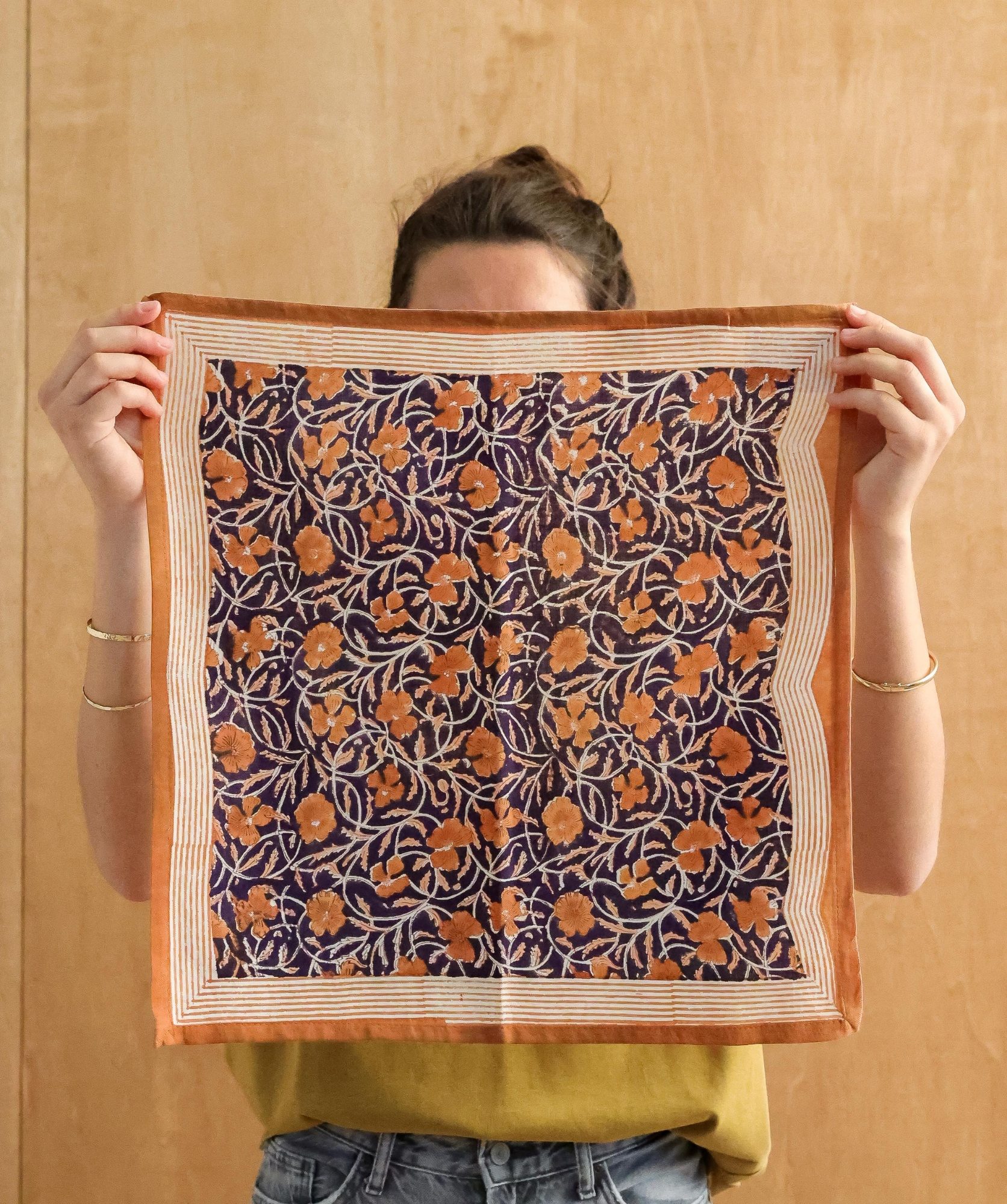 Foulard petit format – Pia Navy