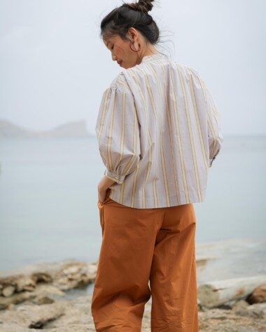 Pantalon Georges – Popeline de coton cuba