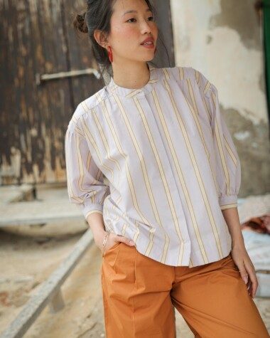 Pantalon Georges – Popeline de coton cuba