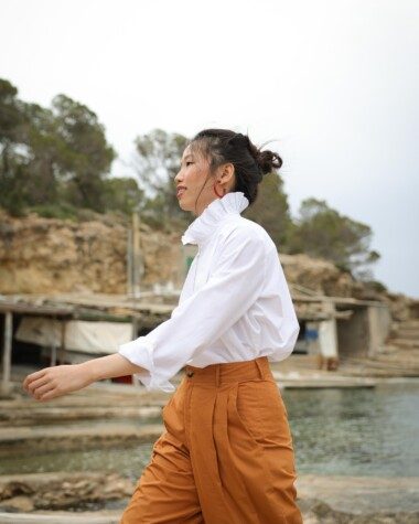 Pantalon Georges – Popeline de coton cuba