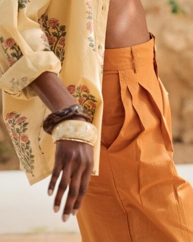 Pantalon Georges – Popeline de coton cuba