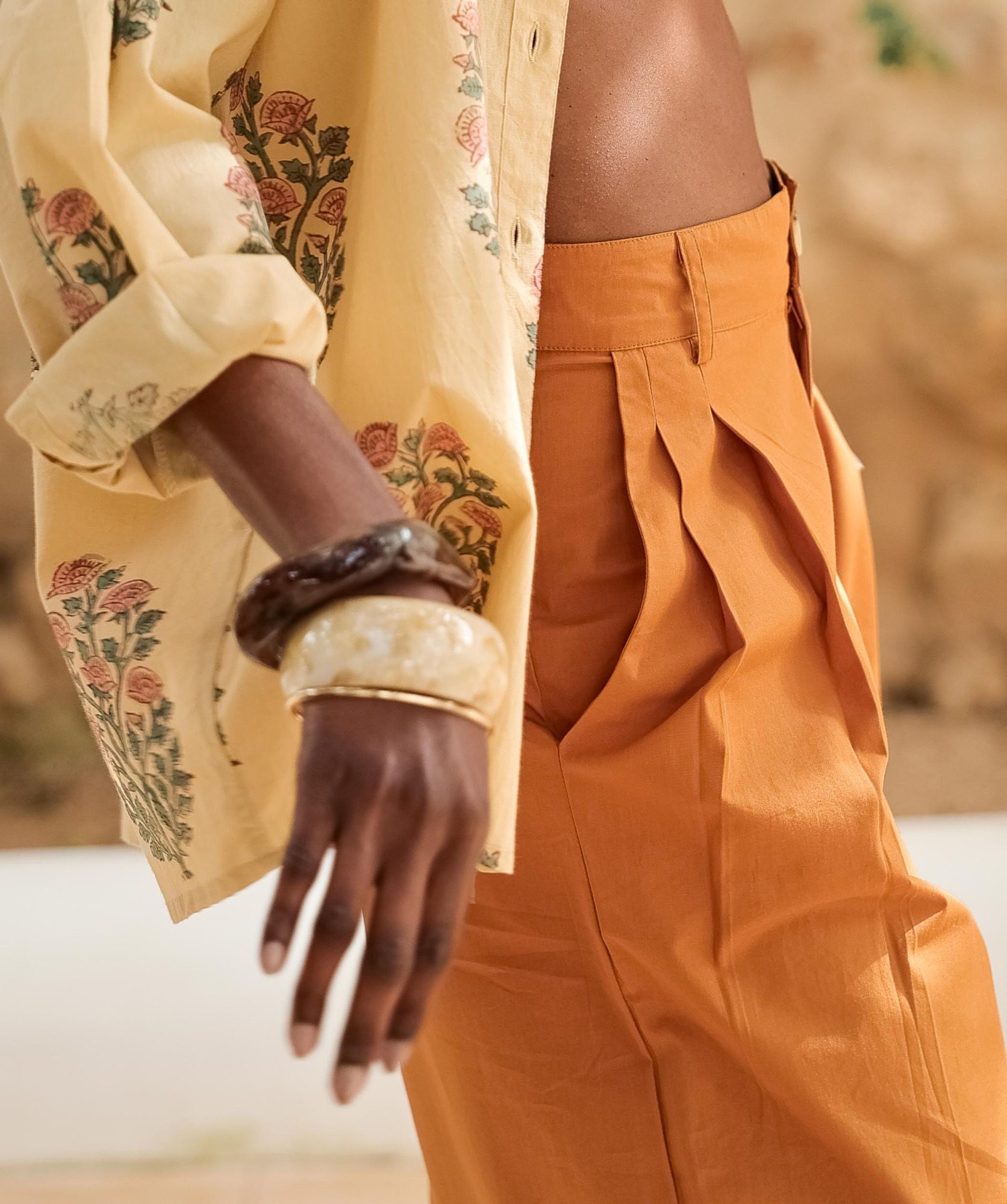 Pantalon Georges – Popeline de coton cuba
