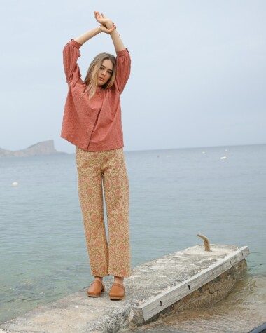 Pantalon Maho – Imprimé Block-print Agra