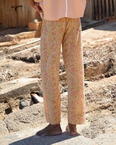 Pantalon Maho – Imprimé Block-print Agra