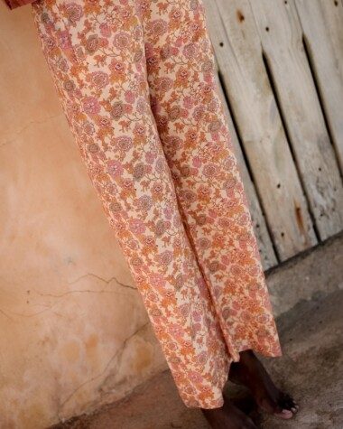 Pantalon Maho – Imprimé Antoinette Rose
