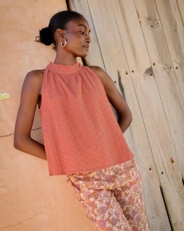 Pantalon Maho – Imprimé Antoinette Rose