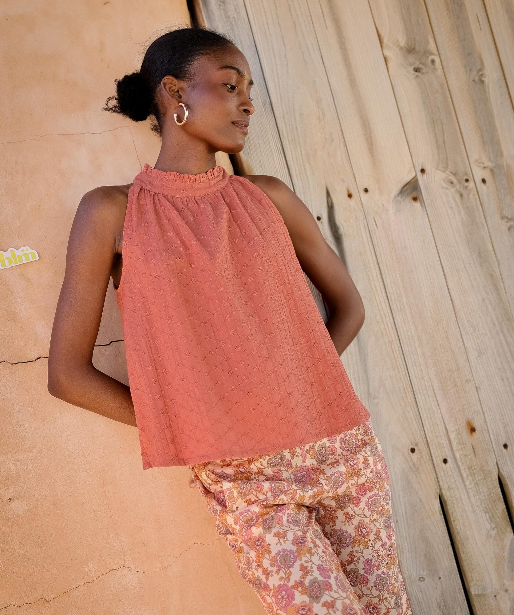Pantalon Maho – Imprimé Antoinette Rose
