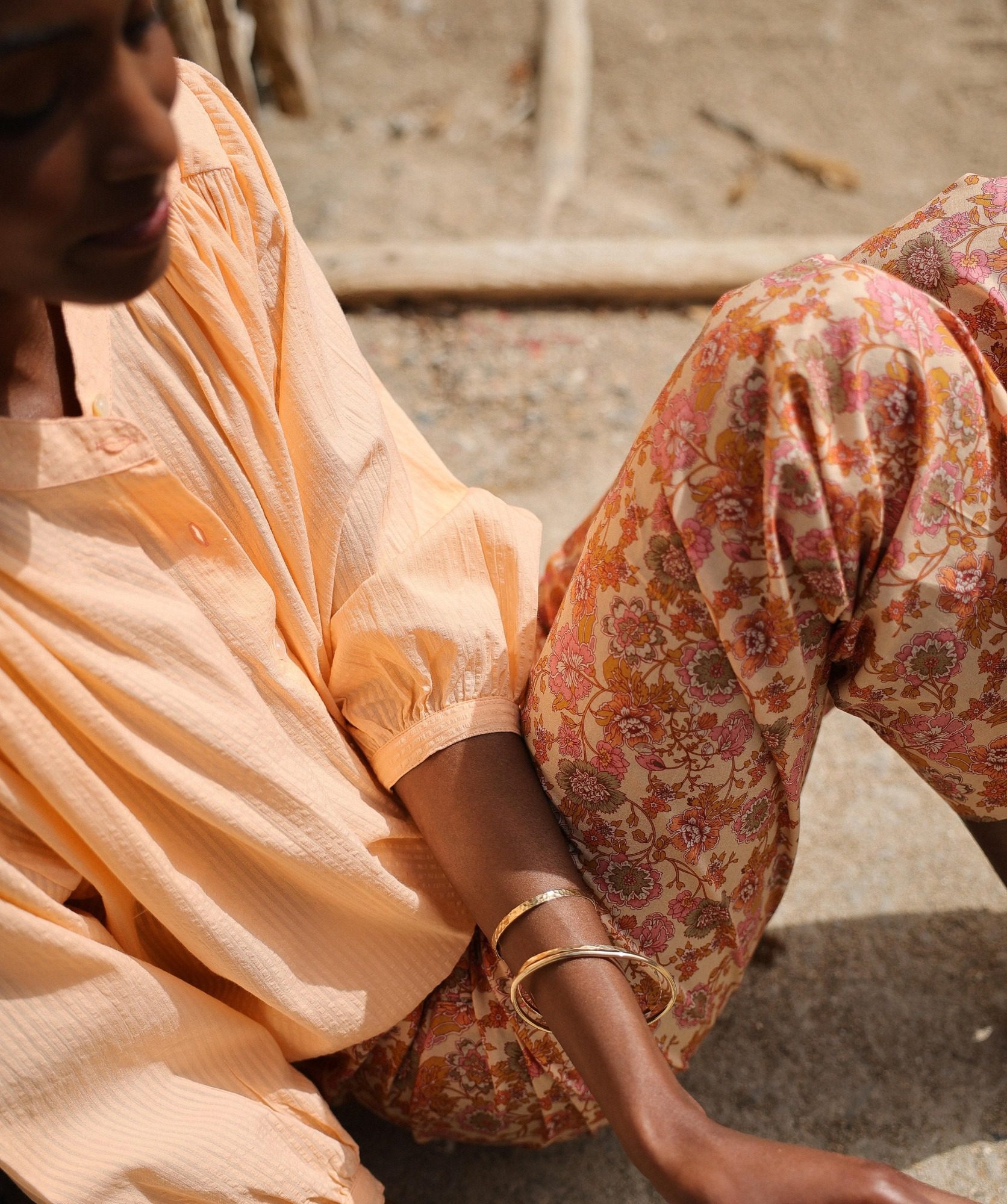 Pantalon Maho – Imprimé Antoinette Rose