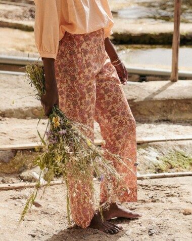 Pantalon Maho – Imprimé Antoinette Rose