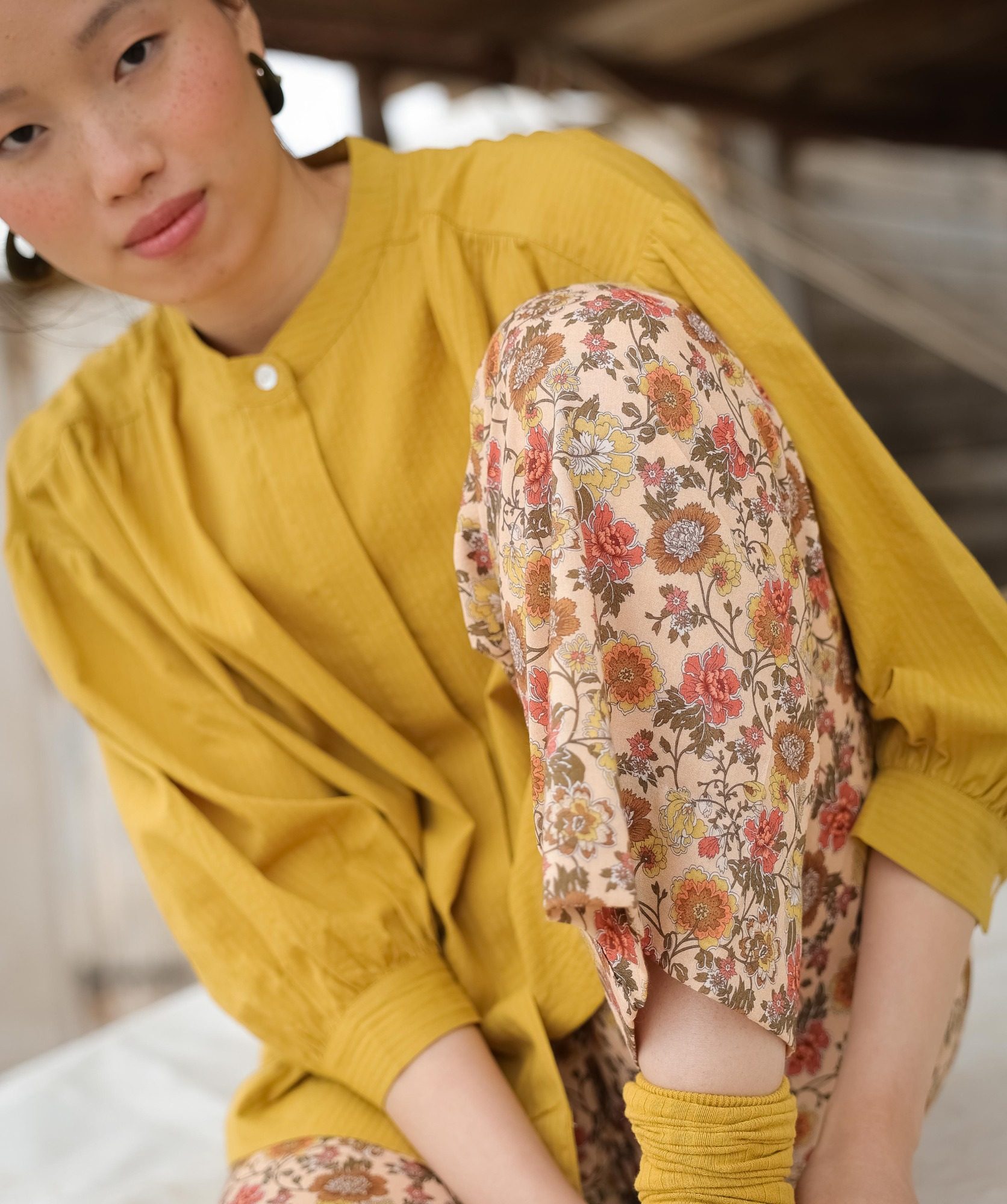 Pantalon Maho – Imprimé Antoinette Terracotta