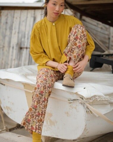 Pantalon Maho – Imprimé Antoinette Terracotta