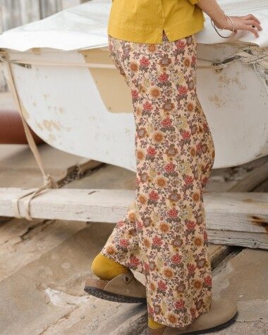 Pantalon Maho – Imprimé Antoinette Terracotta