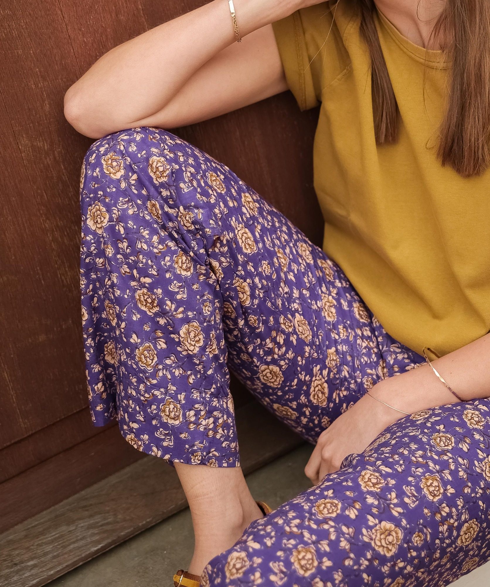 Pantalon Maho – Imprimé Smith Purple