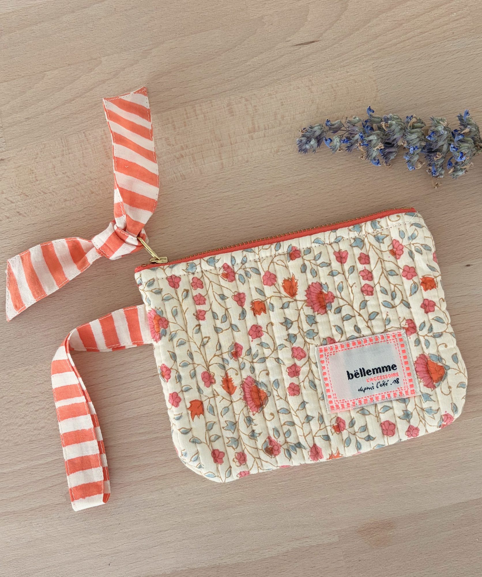 Pochette Mini Sid – Rosa Sorbet d’Été