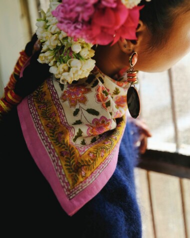 Foulard petit format – Berry Pink