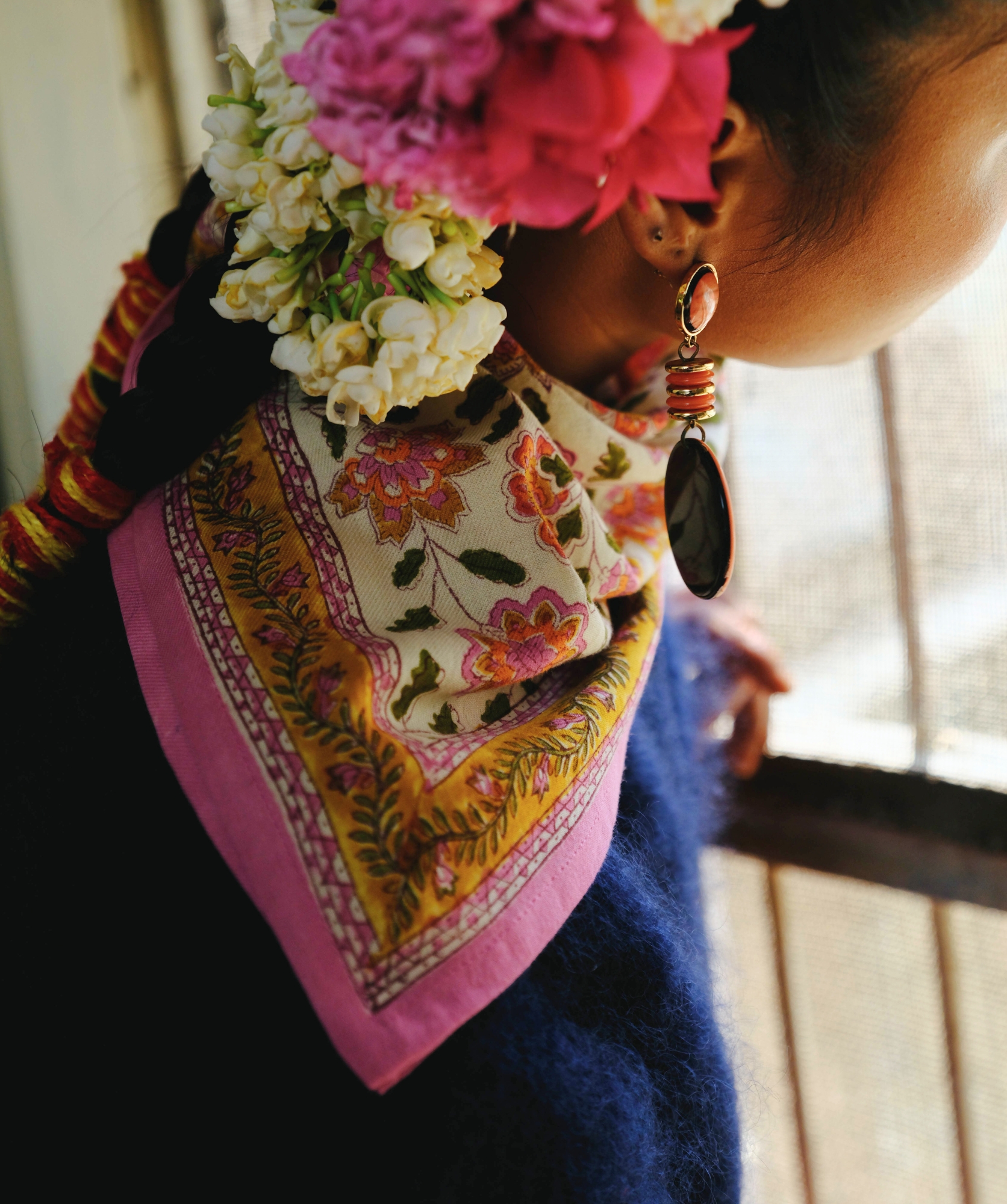 Foulard petit format – Berry Pink