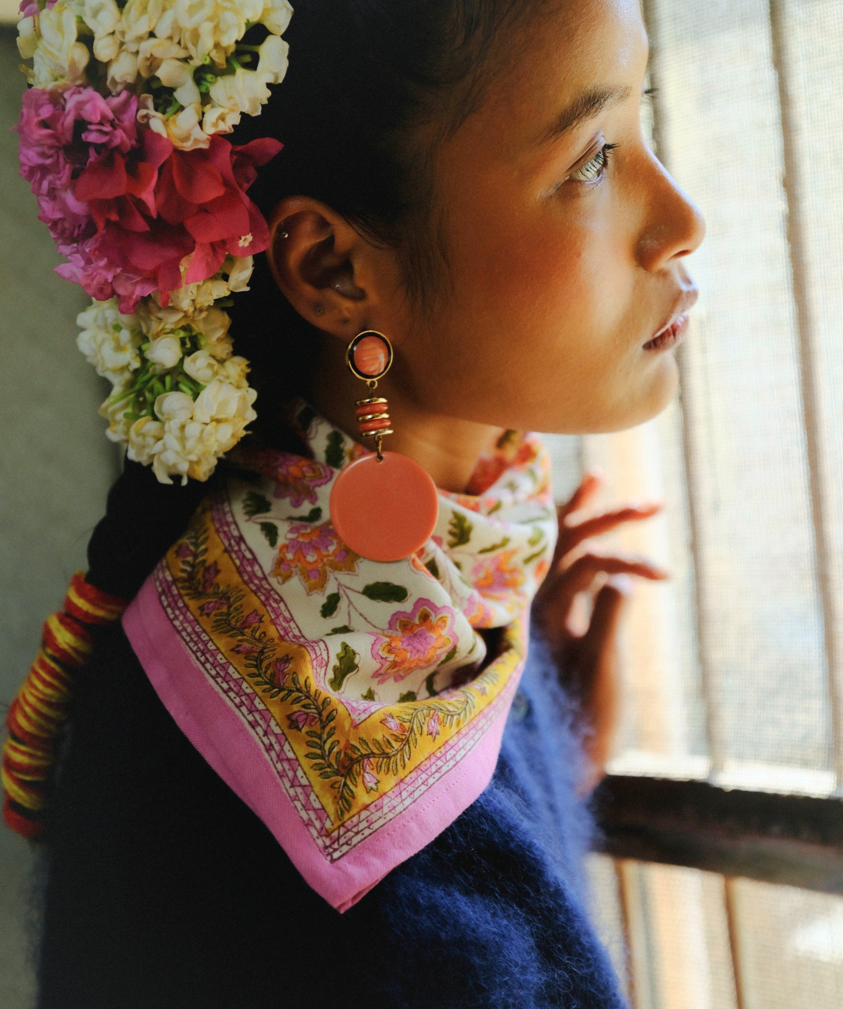 Foulard petit format – Berry Pink