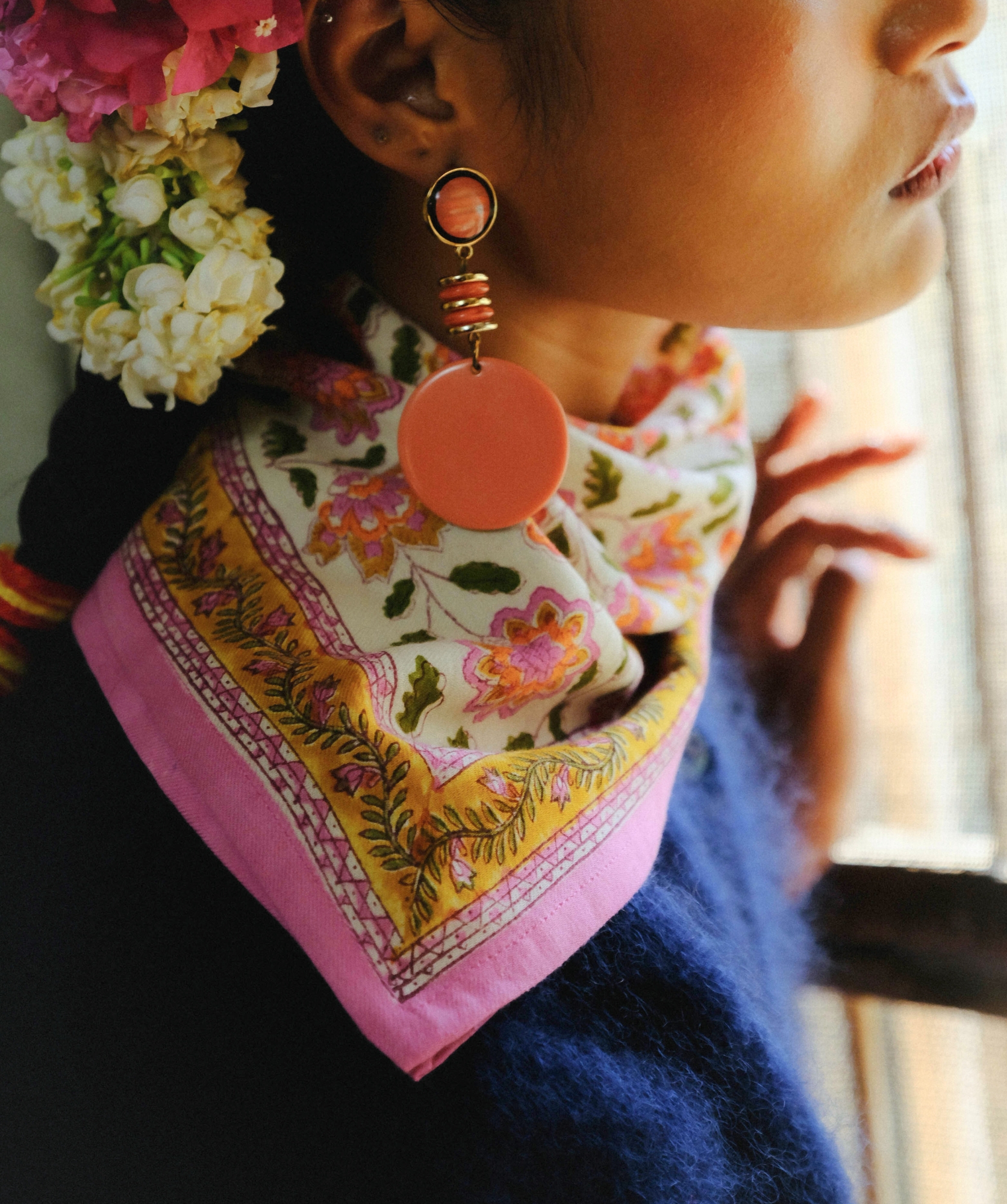 Foulard petit format – Berry Pink