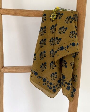 Foulard grand format – Ginger Mordoré